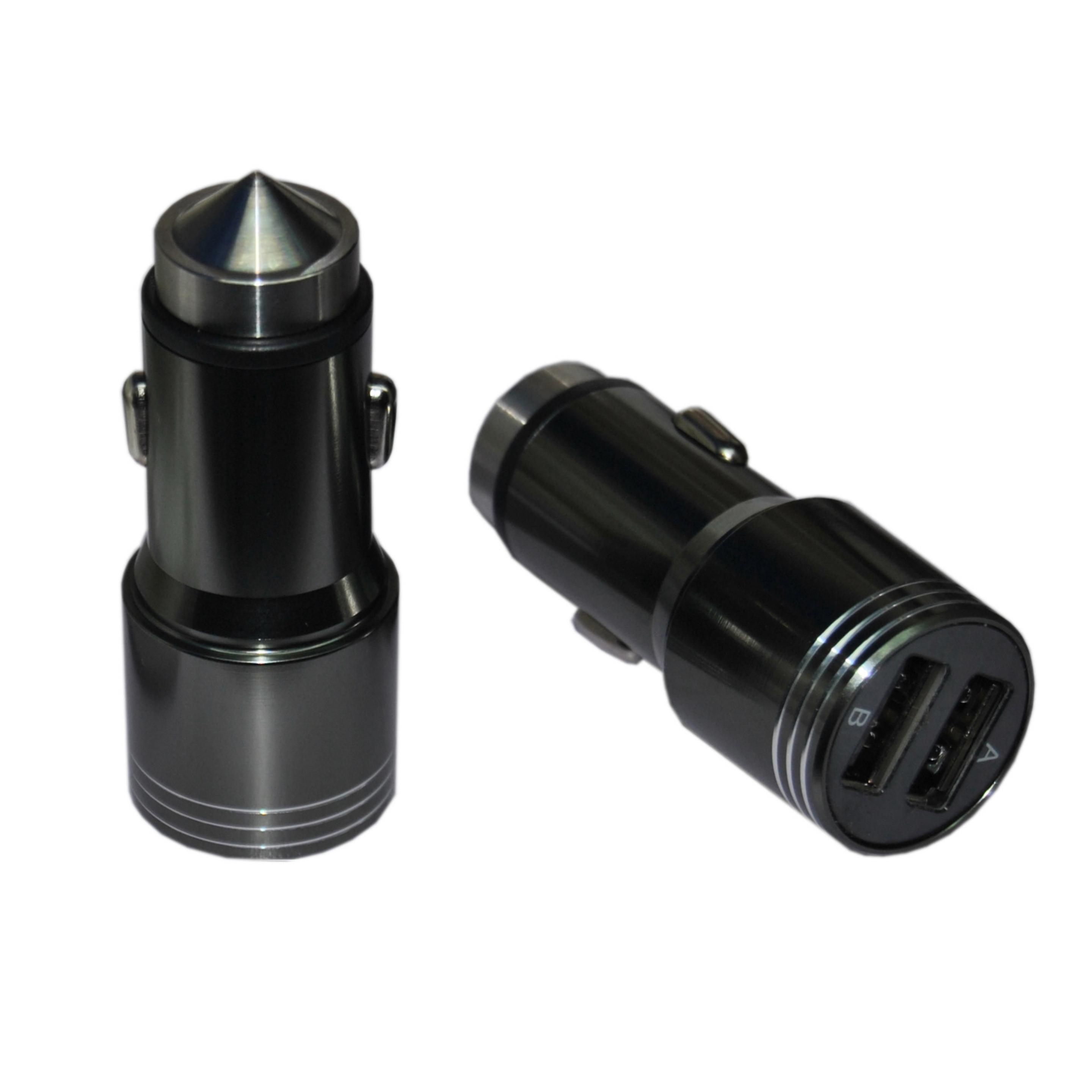 Aluminum alloy car phone charger 5