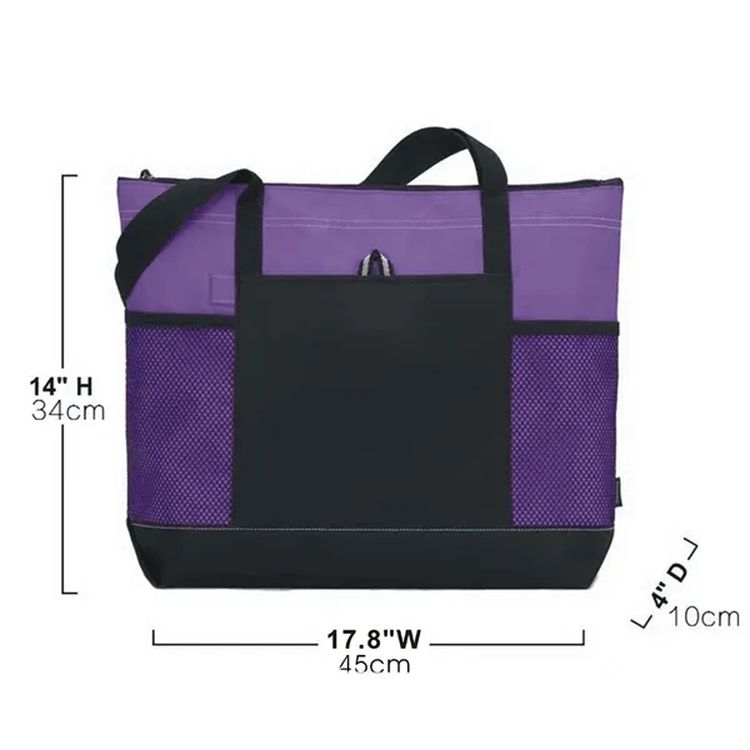 Large Capacity Tote Bag 600D Oxford, custom tote bag with logo imprint 3