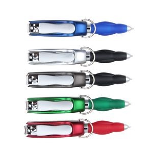 2 In 1 Folded Pen With Nail Clipper 11