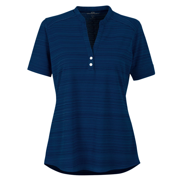 Vansport Ladies Strata Textured Polo 8