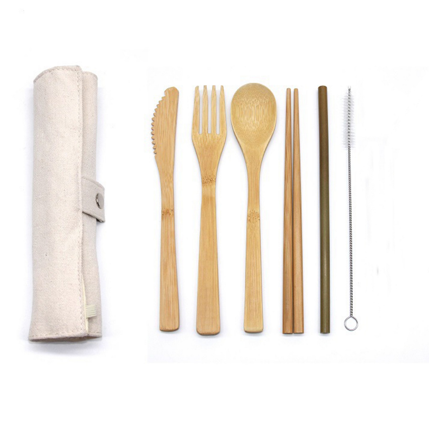 Bamboo Travel Utensils 5