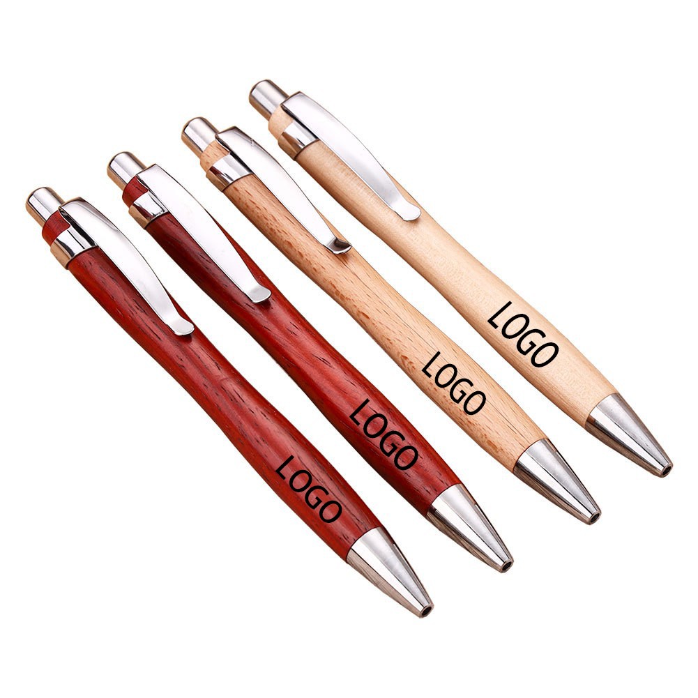 Gourd Shape Sandalwood Ballpoint Pen 7