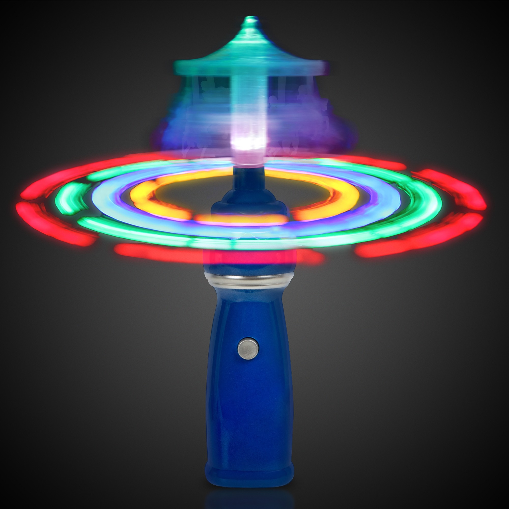 LED Merry Go Round Spinner Wand 3
