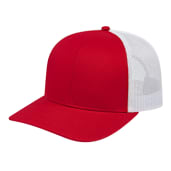 Cap America Poly/Cotton Trucker Mesh Back Cap 65