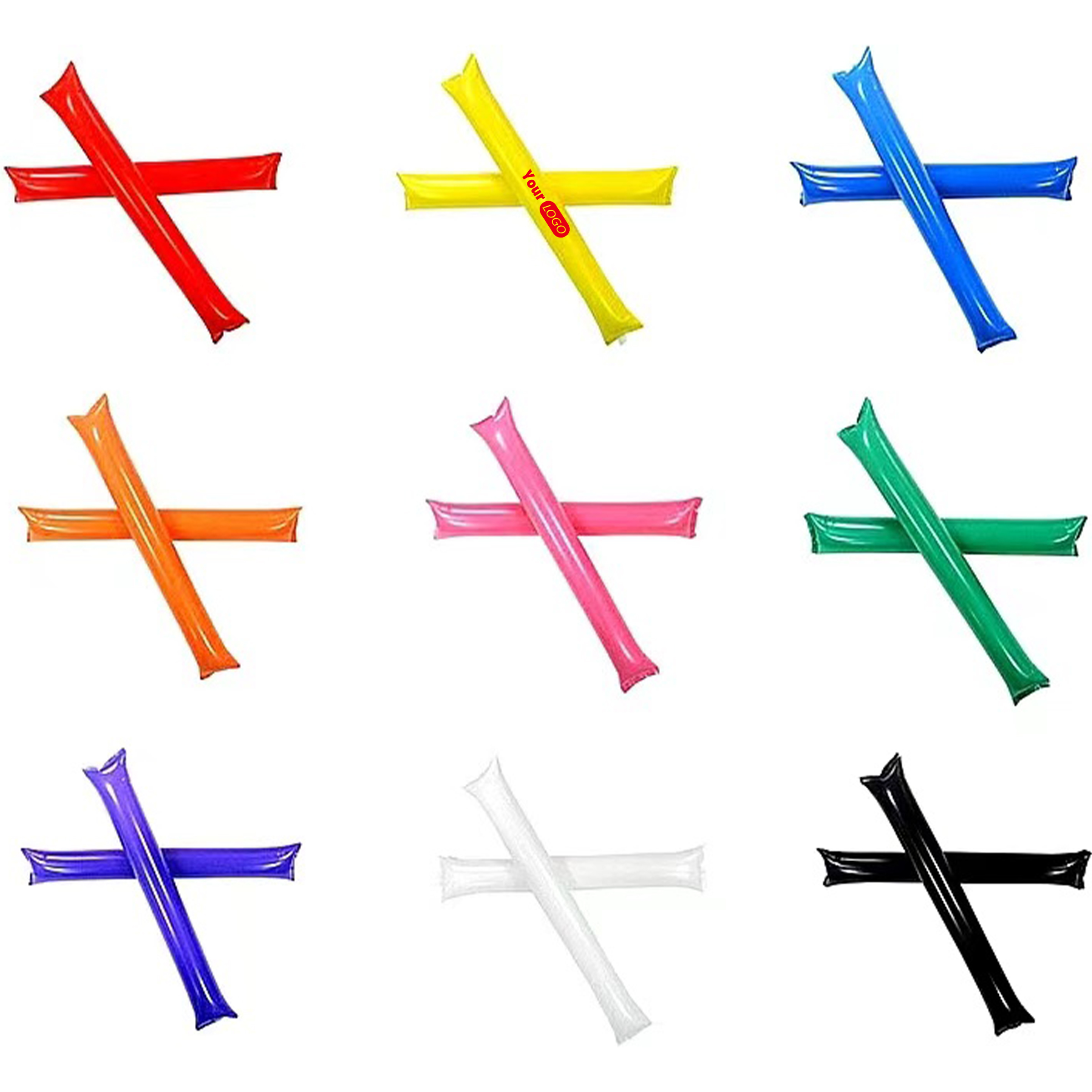 Polyethylene Branded Inflatable Noise Sticks 3