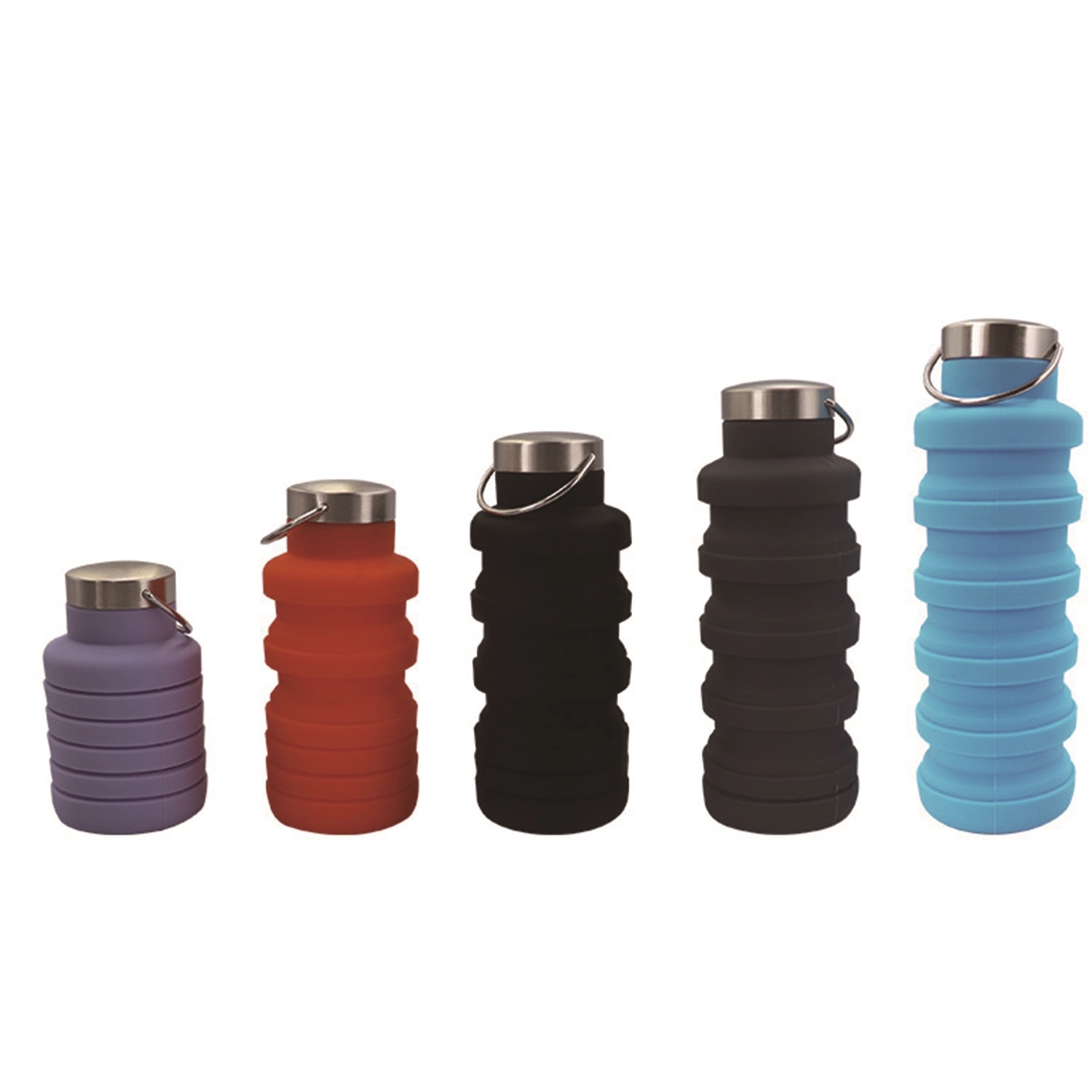 17Oz. Collapsible Silicone Water Bottel 3