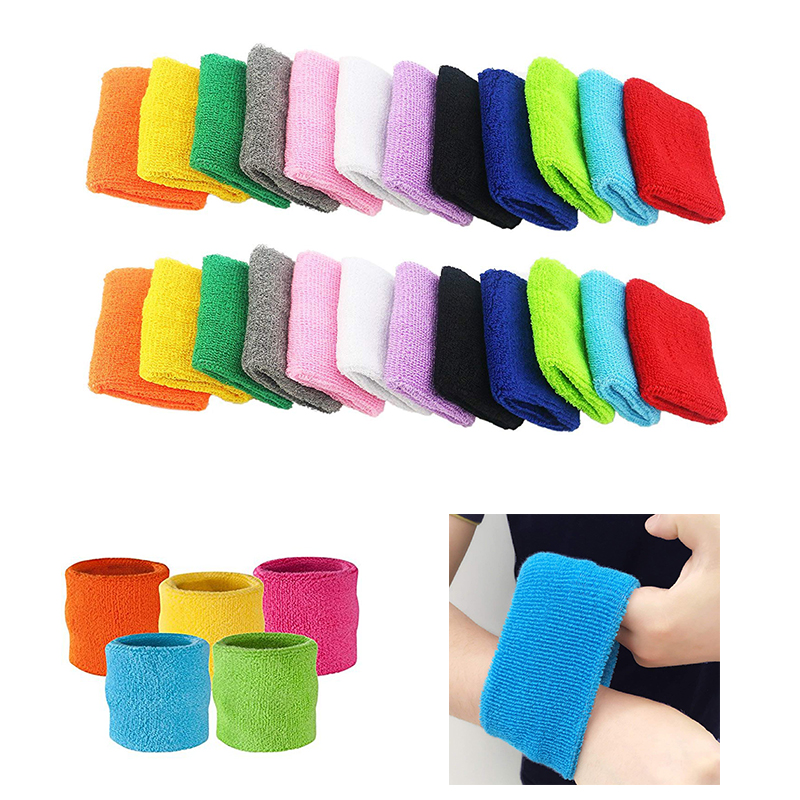 Sports Cotton Wrist Sweatbands 2