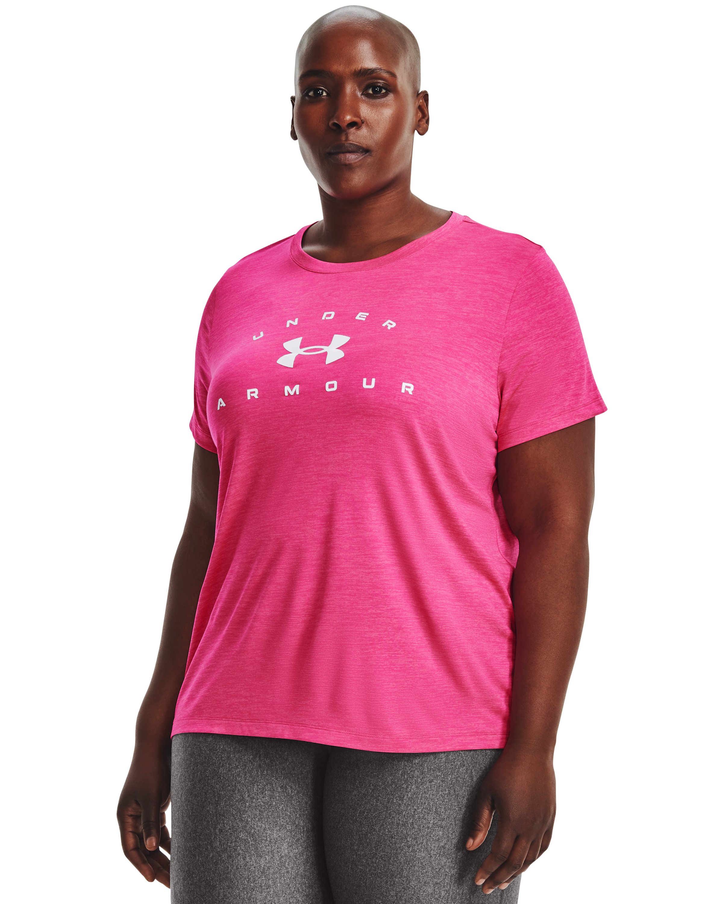 Women's UA Tech Twist Arch Short Sleeve  4