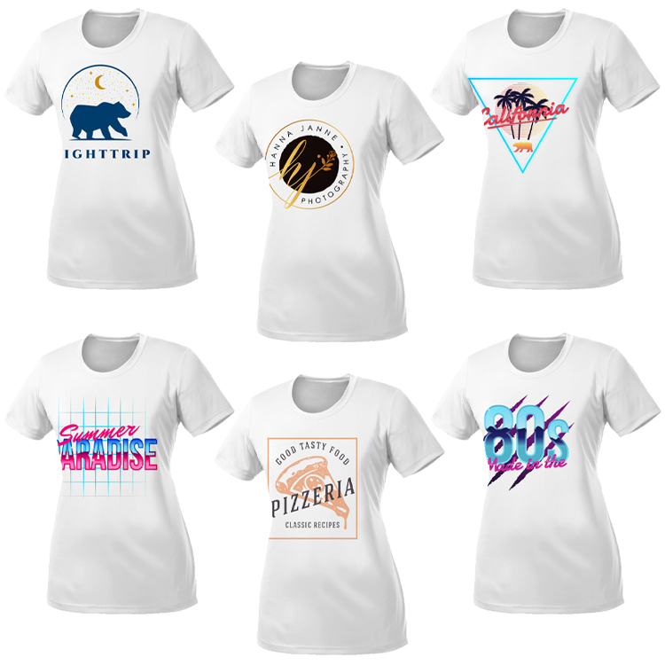 Women's Athletic Tee Spot Sublimation T-Shirt 4