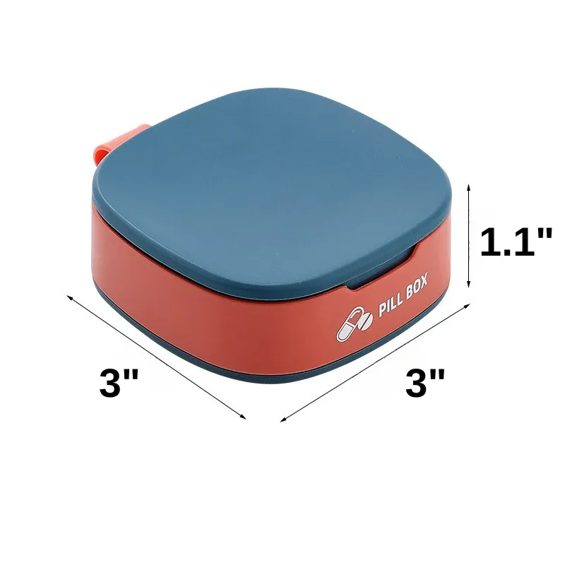 Portable 4-Compartment Pill Box 5