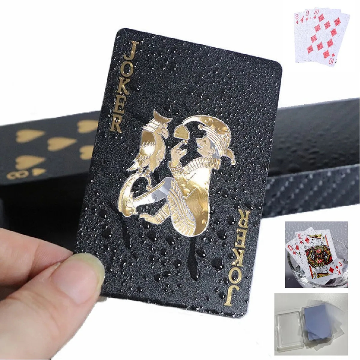 Flexible Plastic PVC Waterproof Playing Poker Cards Casino 4