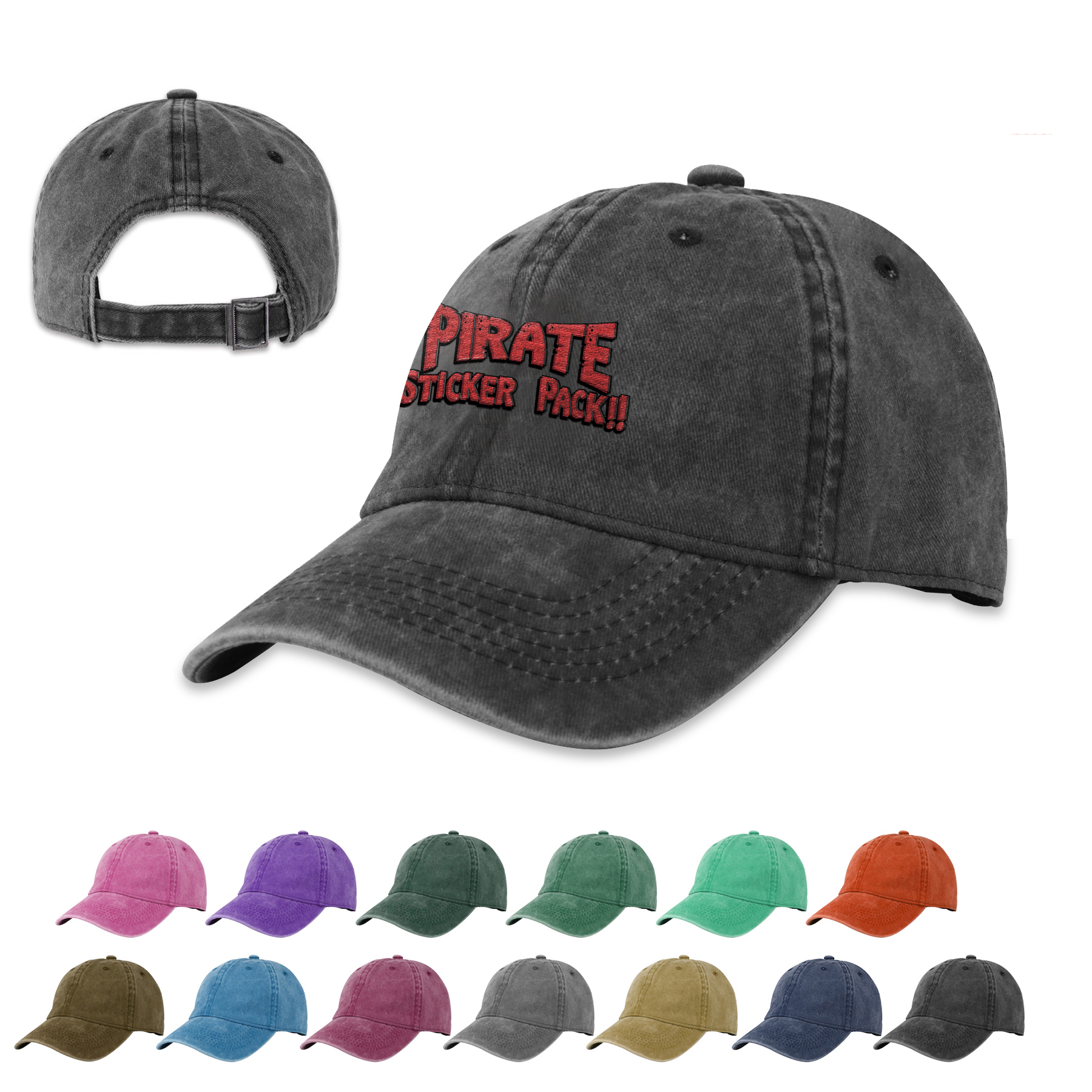 Unstructured Pigment Dyed Dad Cap 11