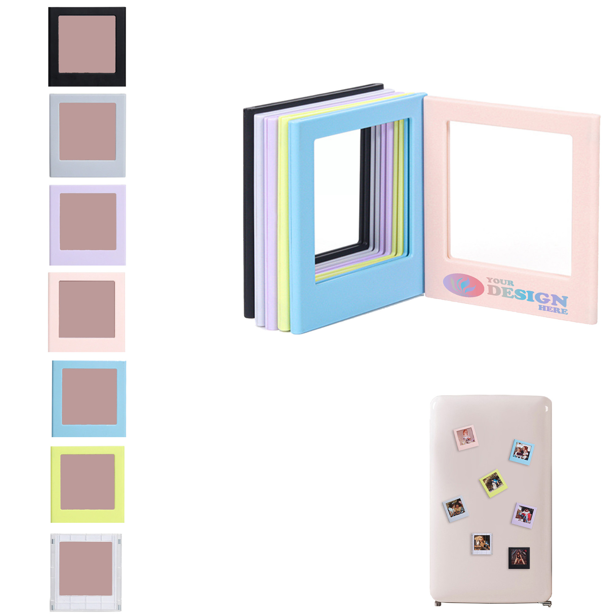 Full Color Prined Magnetic Mini Photo Frame 2