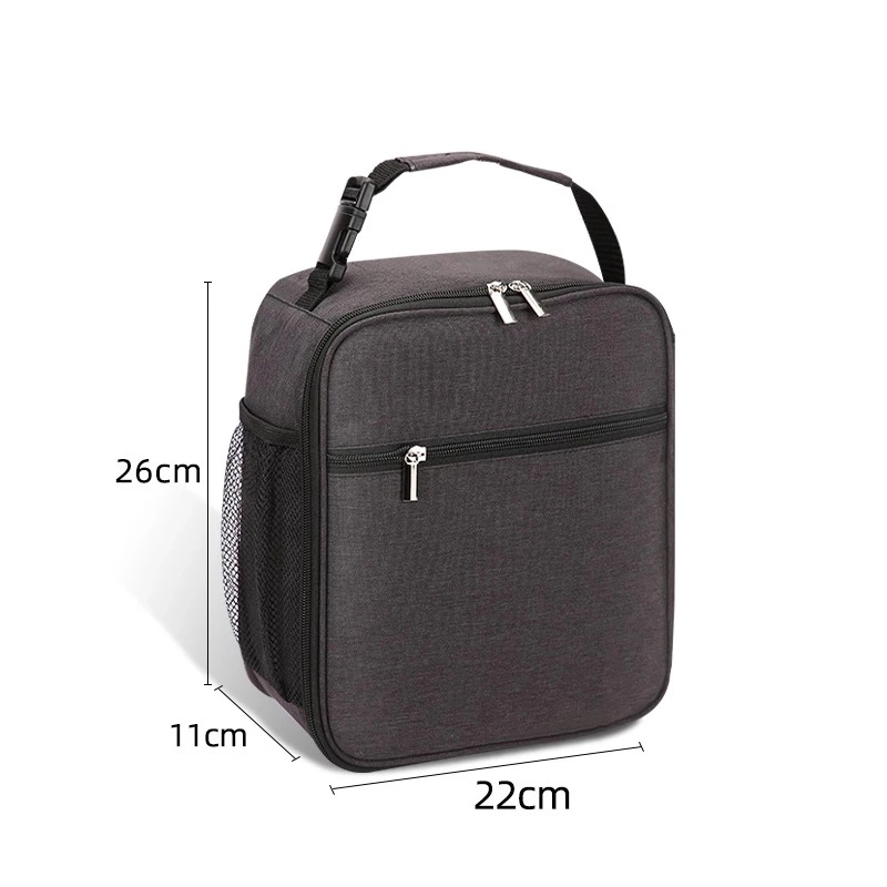 Double-Zipper Handheld Insulated Bag 5