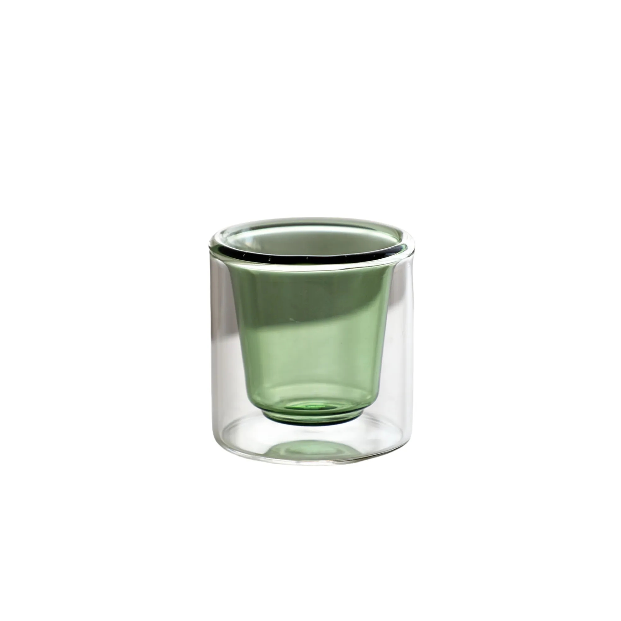 2oz Colorful Borosilicate DoubleLayer Glass Coffee Cup 7