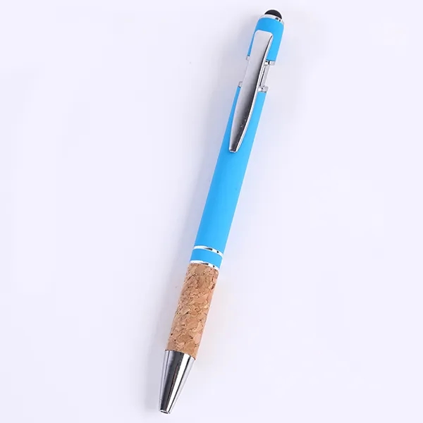 Metal Soft Touch Stylus Pen With Cork Grip 8