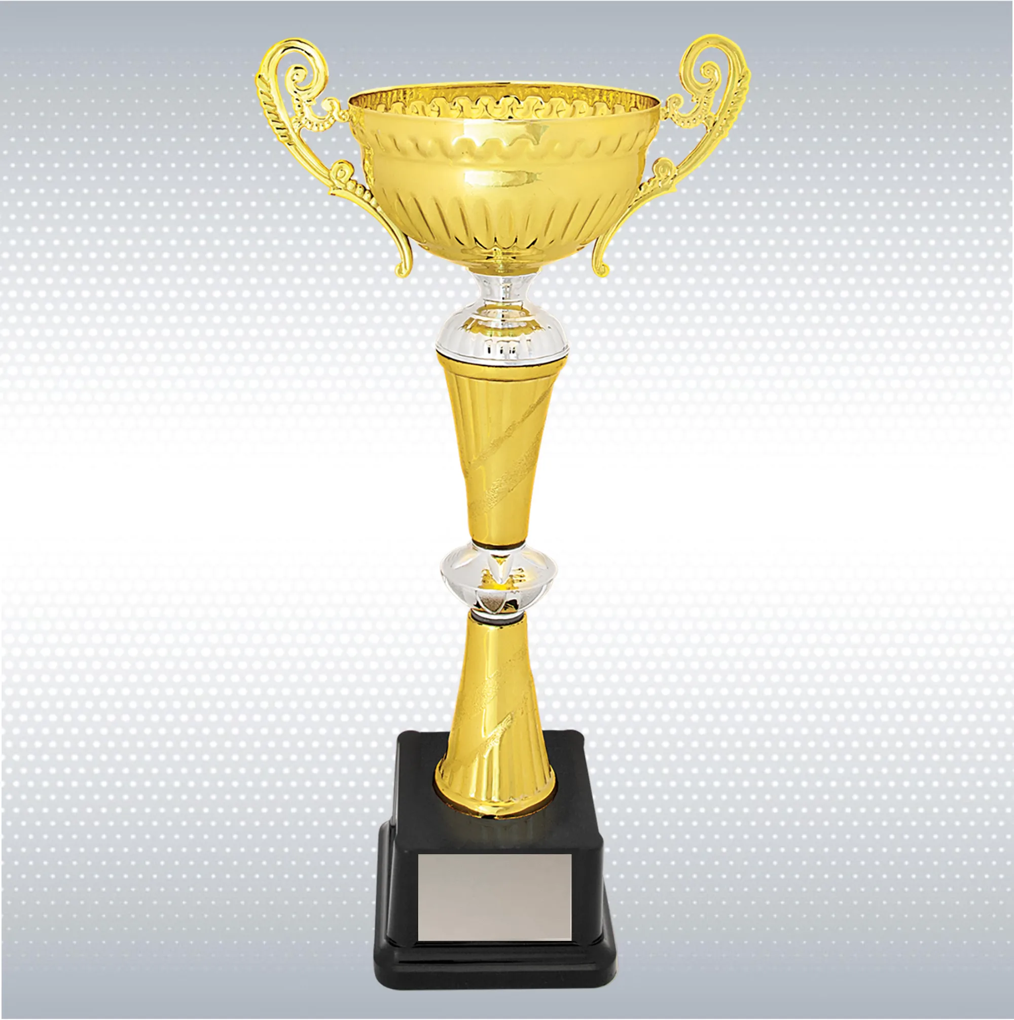 12" Gold/Silver Completed Metal Cup Trophy 5