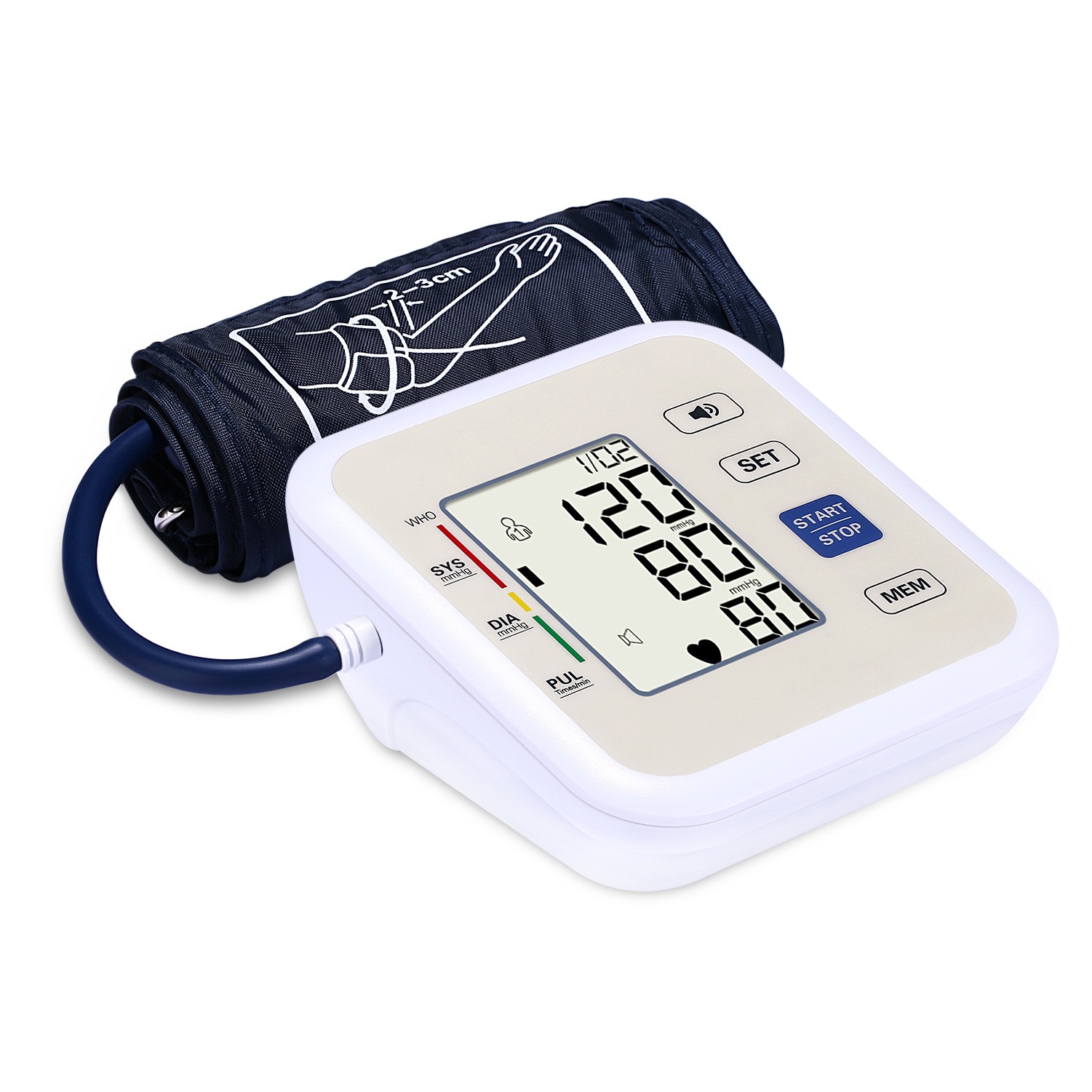 Digital Blood Pressure Monitor with Display 5