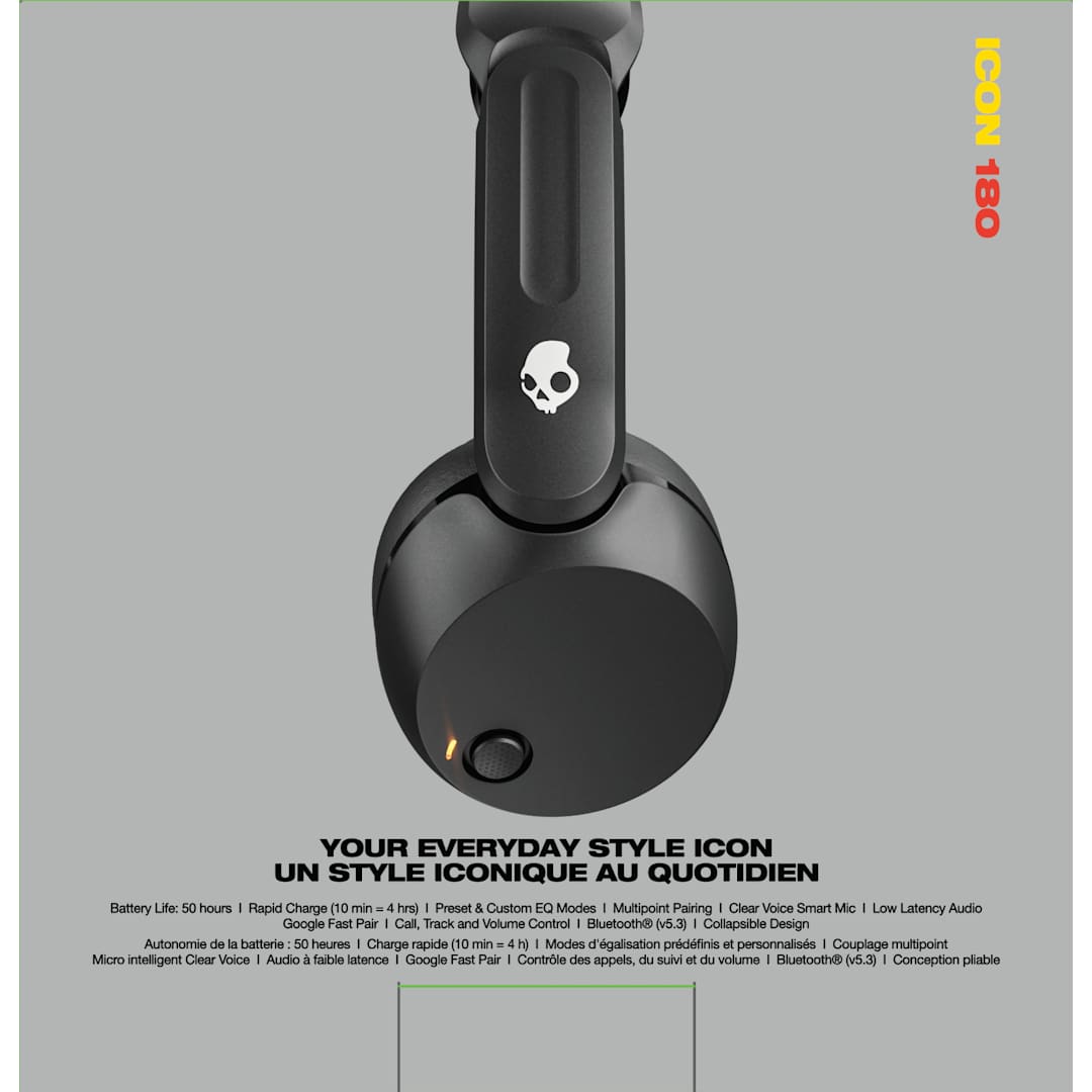 Skullcandy Icon 180 Bluetooth Headphones 40