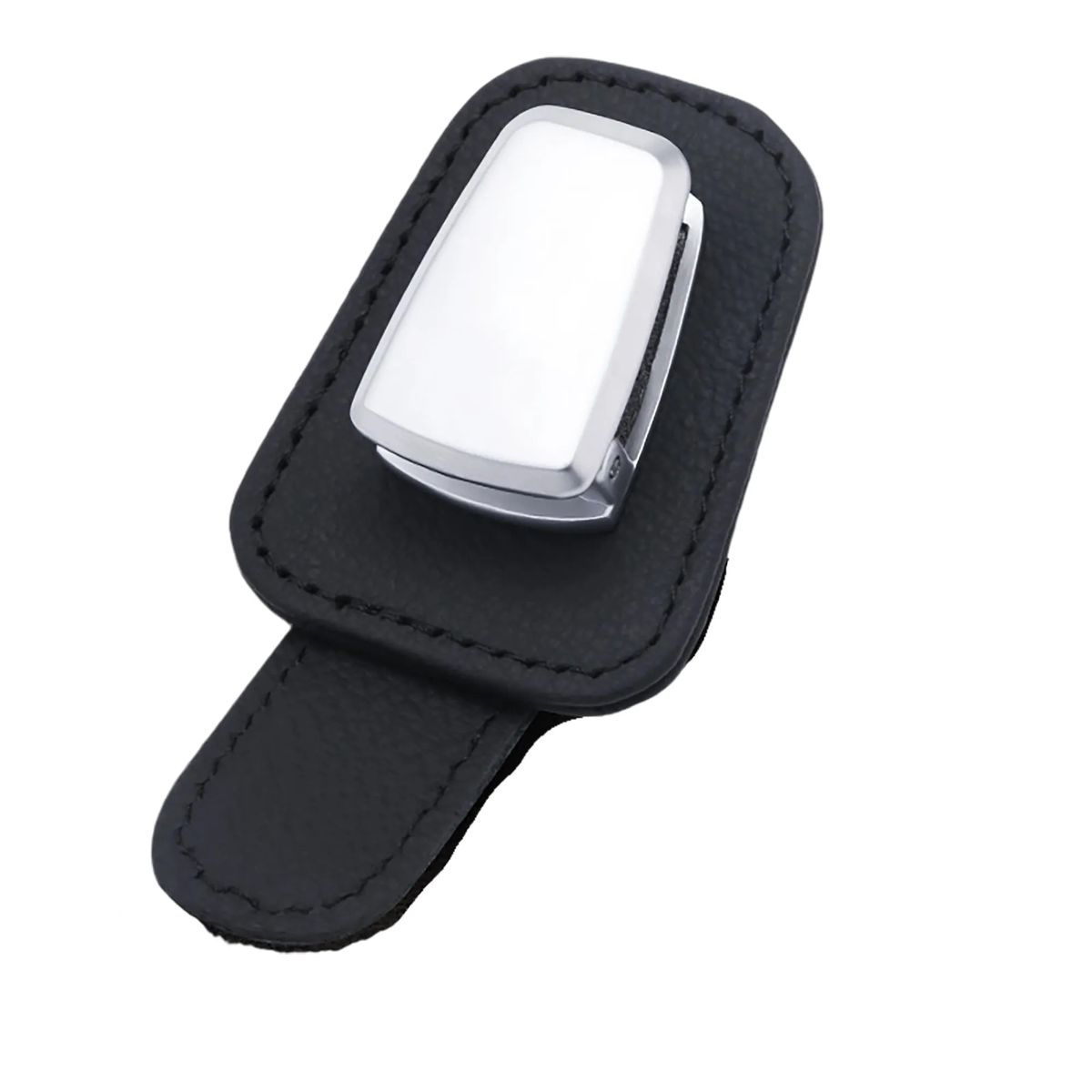 Compact Leather Glasses Mount for Car Visor 7