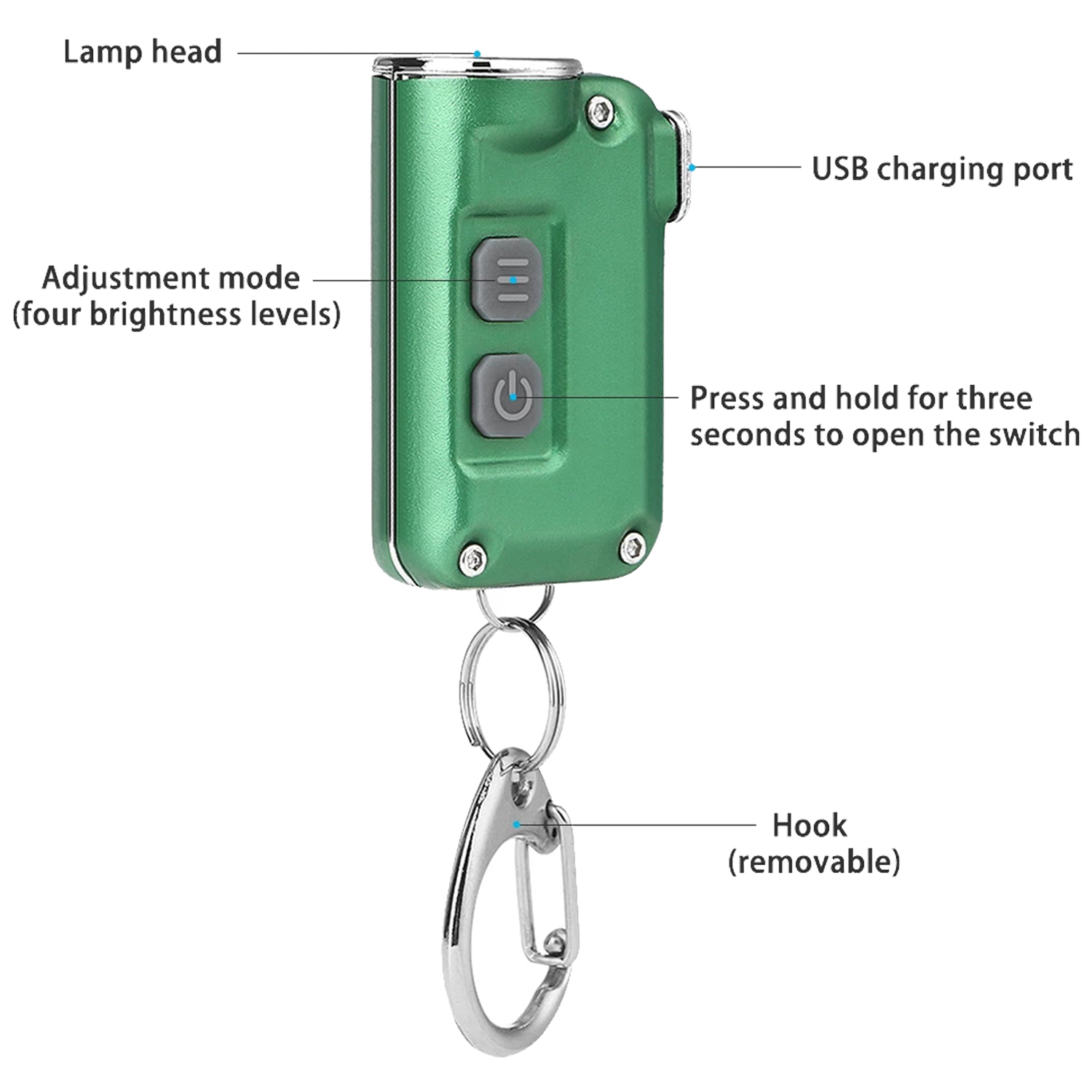 Flashlight Keychain Light 4