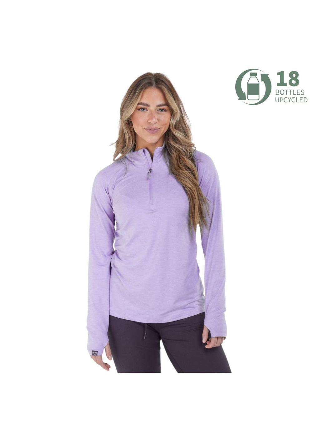 Storm Creek Women's Pacesetter Super Soft Lightweight Quarter Zip 3
