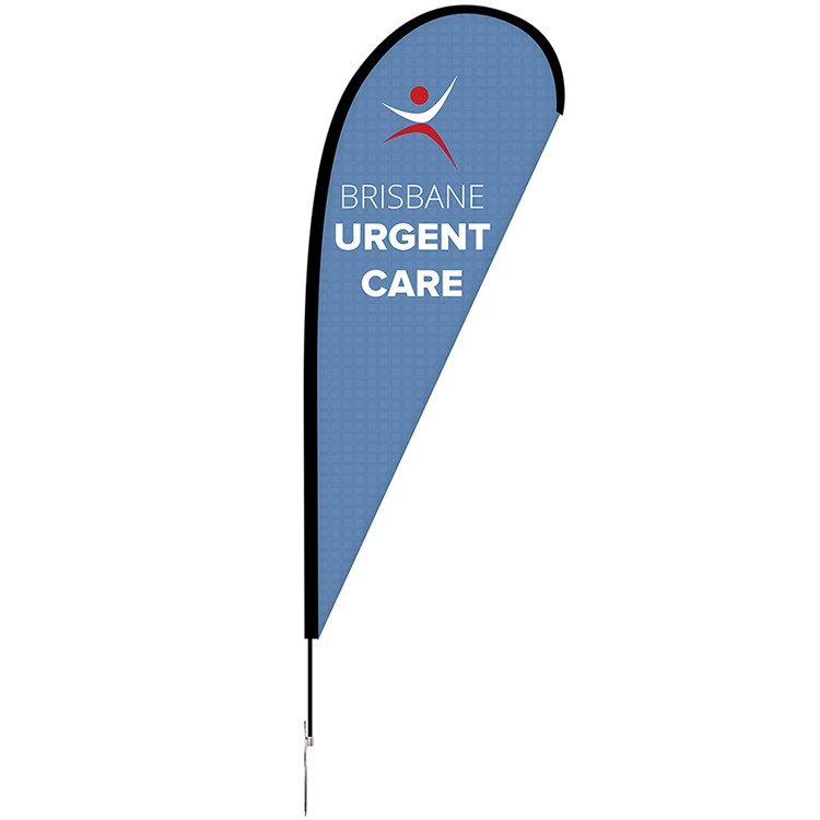 8' Portable Single Reverse Teardrop Kit with Cross Base 12