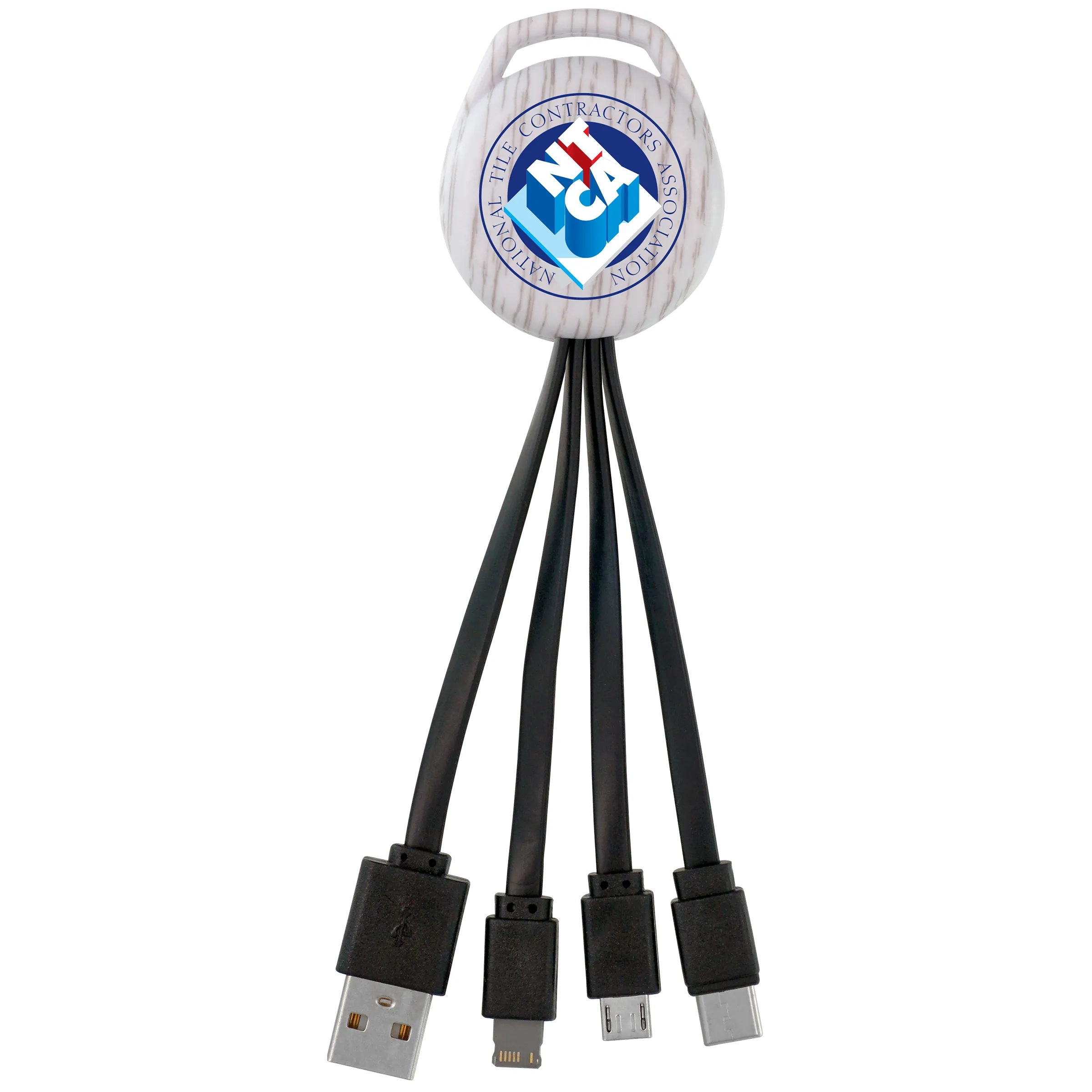 WHITE WOOD VIVID 3-IN-1 CHARGING CABLE 2
