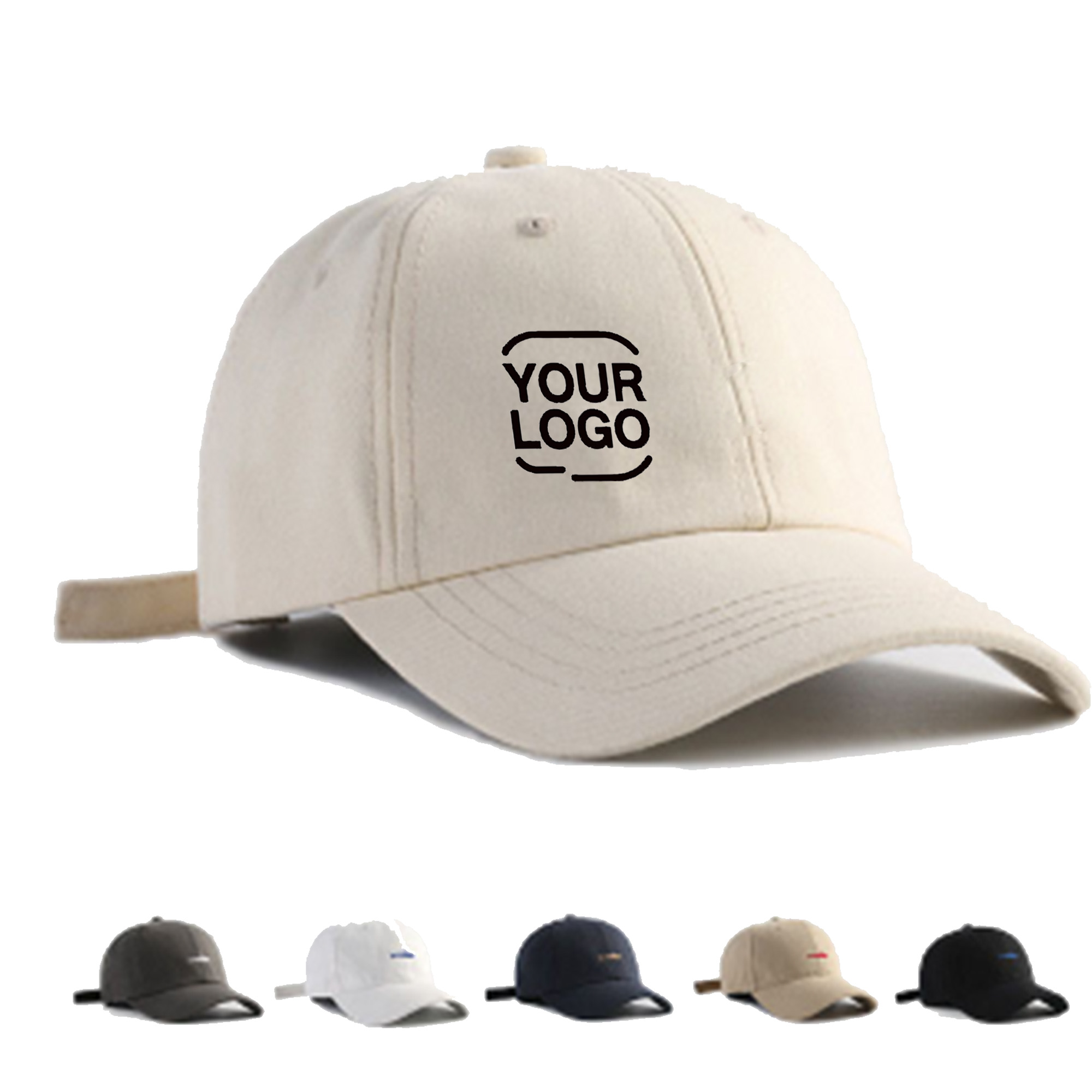 Solid Color Cotton Hat 2