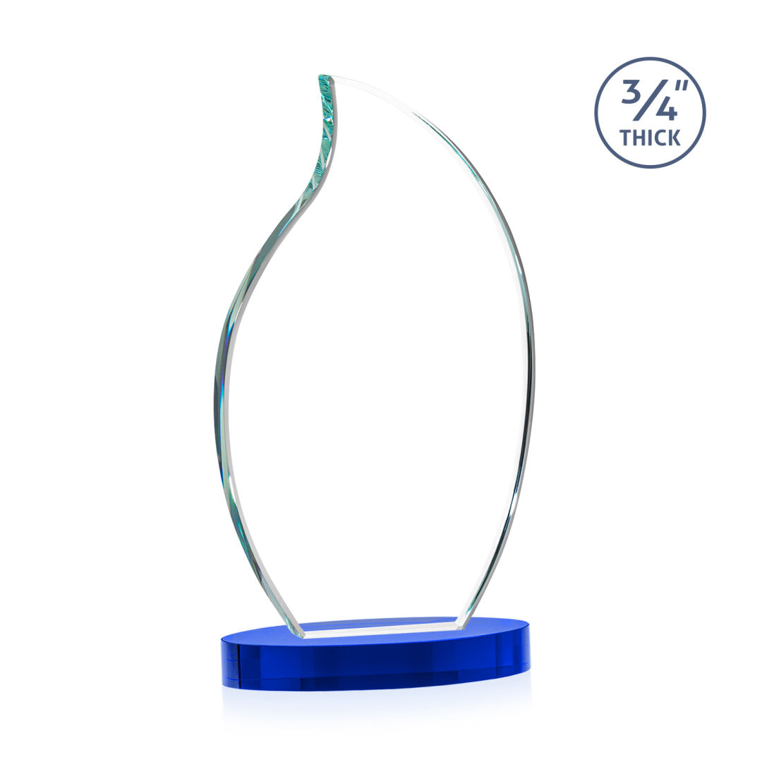 Croydon Flame Award on Alberton Base - Blue 2