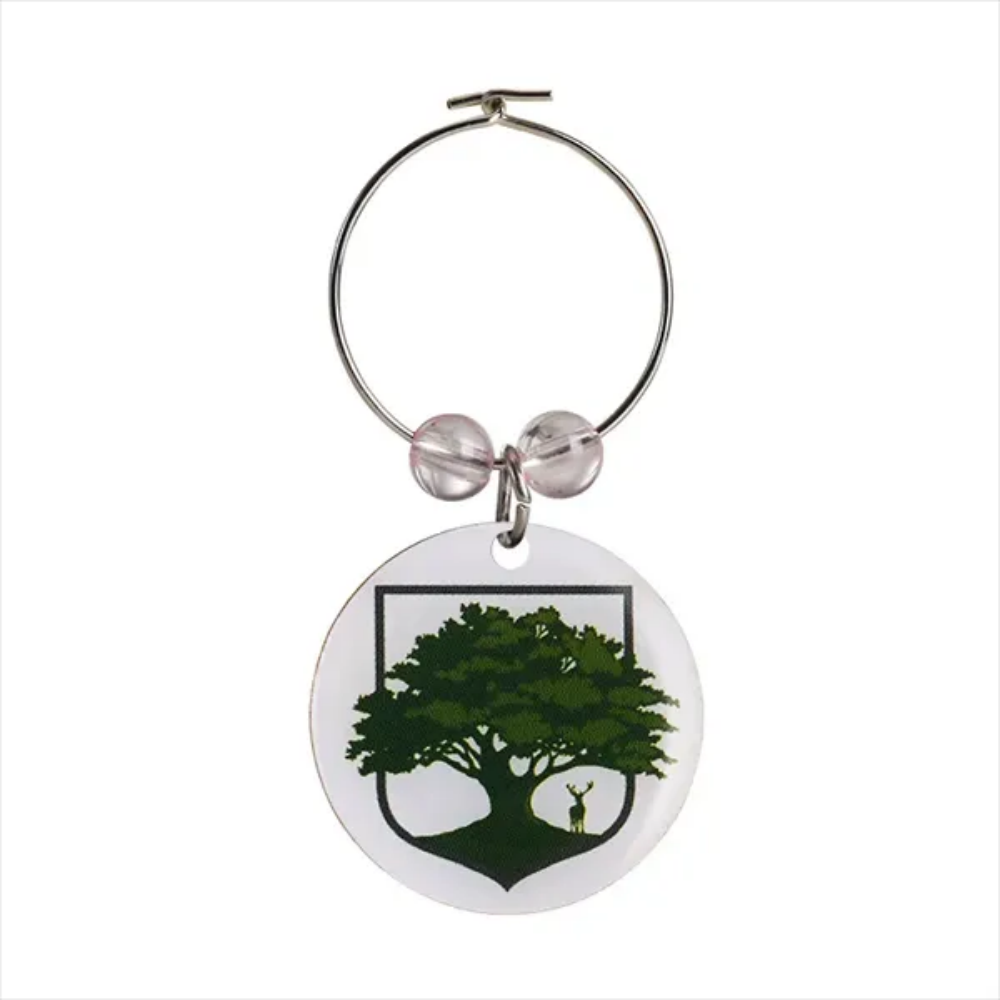 Offset Printed Wine Charms 0.75" 2