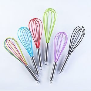 10 Inch Colorful Stainless Steel Balloon Whisk Optimal Whipping Tool 2