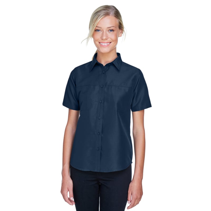 Harriton Ladies' Key West Short-Sleeve Performance Staff Shirt 4