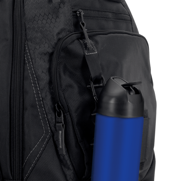 EasyFlow Recycled Aluminum Bottle w Straw Lid, custom water bottle with logo imprint 72