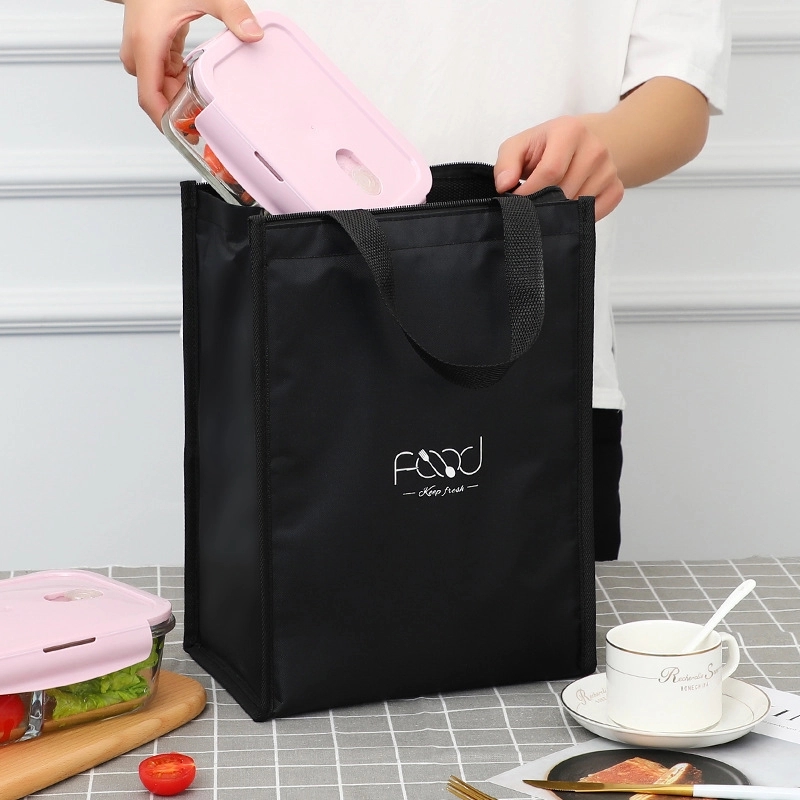 Insulated Lunch Bag Reusable Box For Office Work School 3