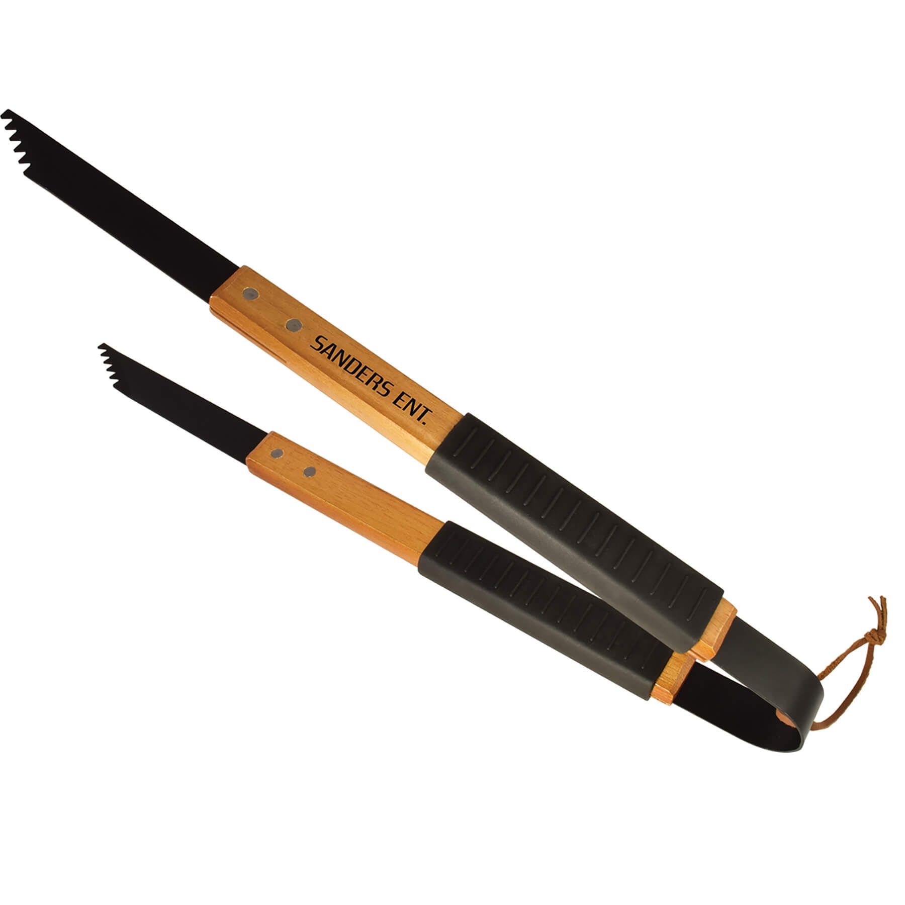 Wood BBQ Tongs 6