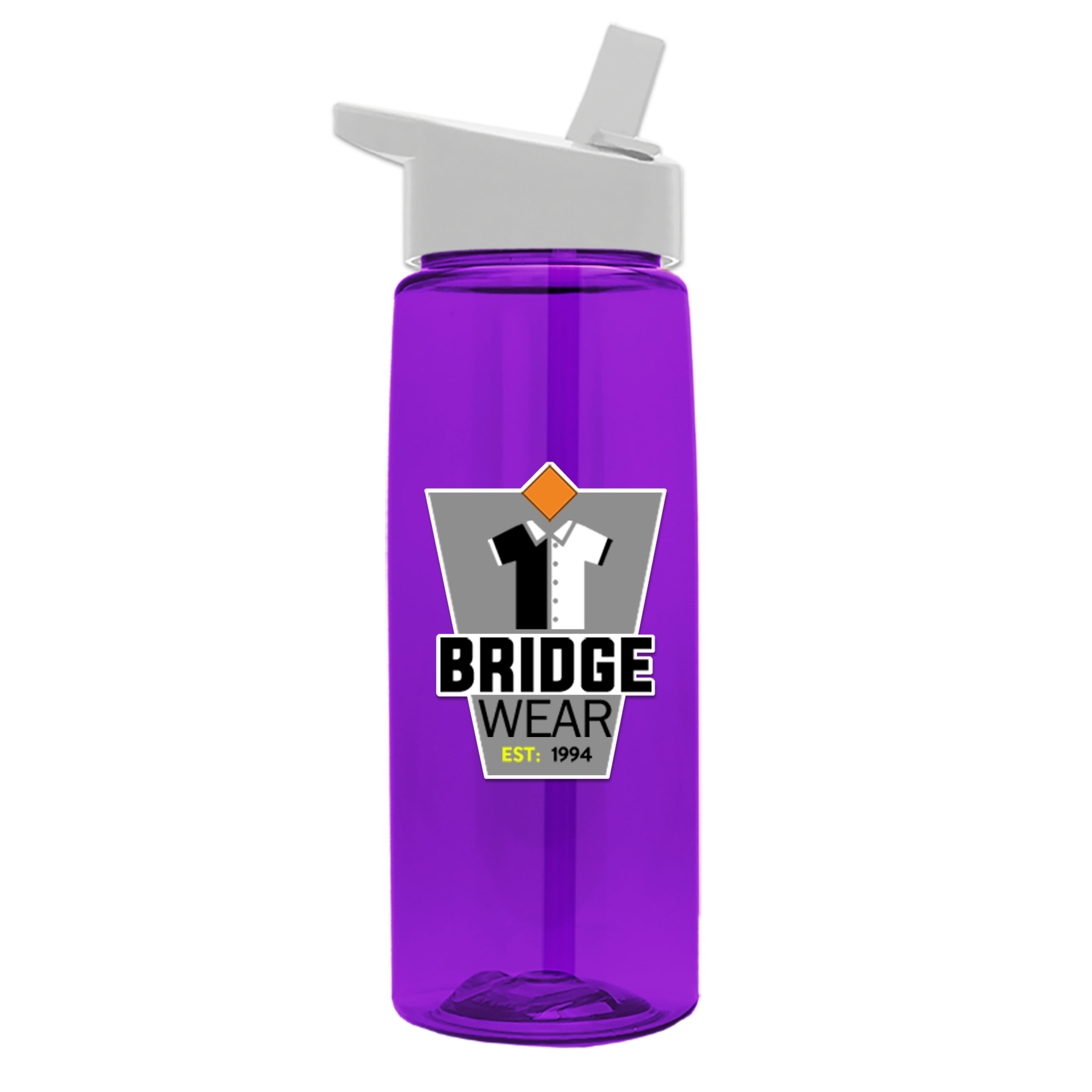 Garyline® Flair Tritan® Bottle with Flip-Straw Lid - 26 oz. 916