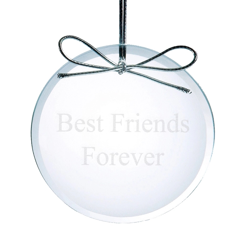 Circle Glass Ornaments 2