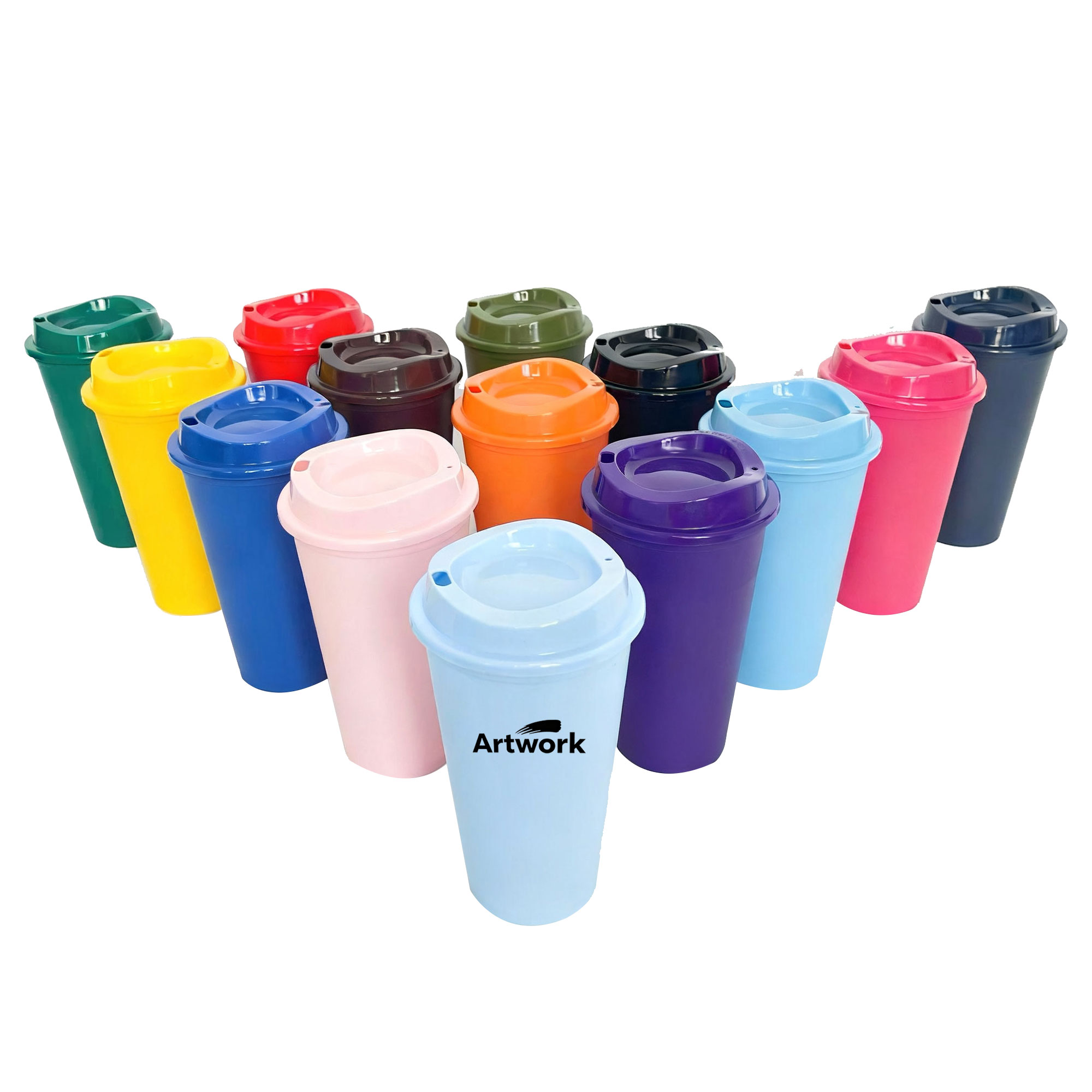 16oz Coffee Milk Tea Straight Cup 5