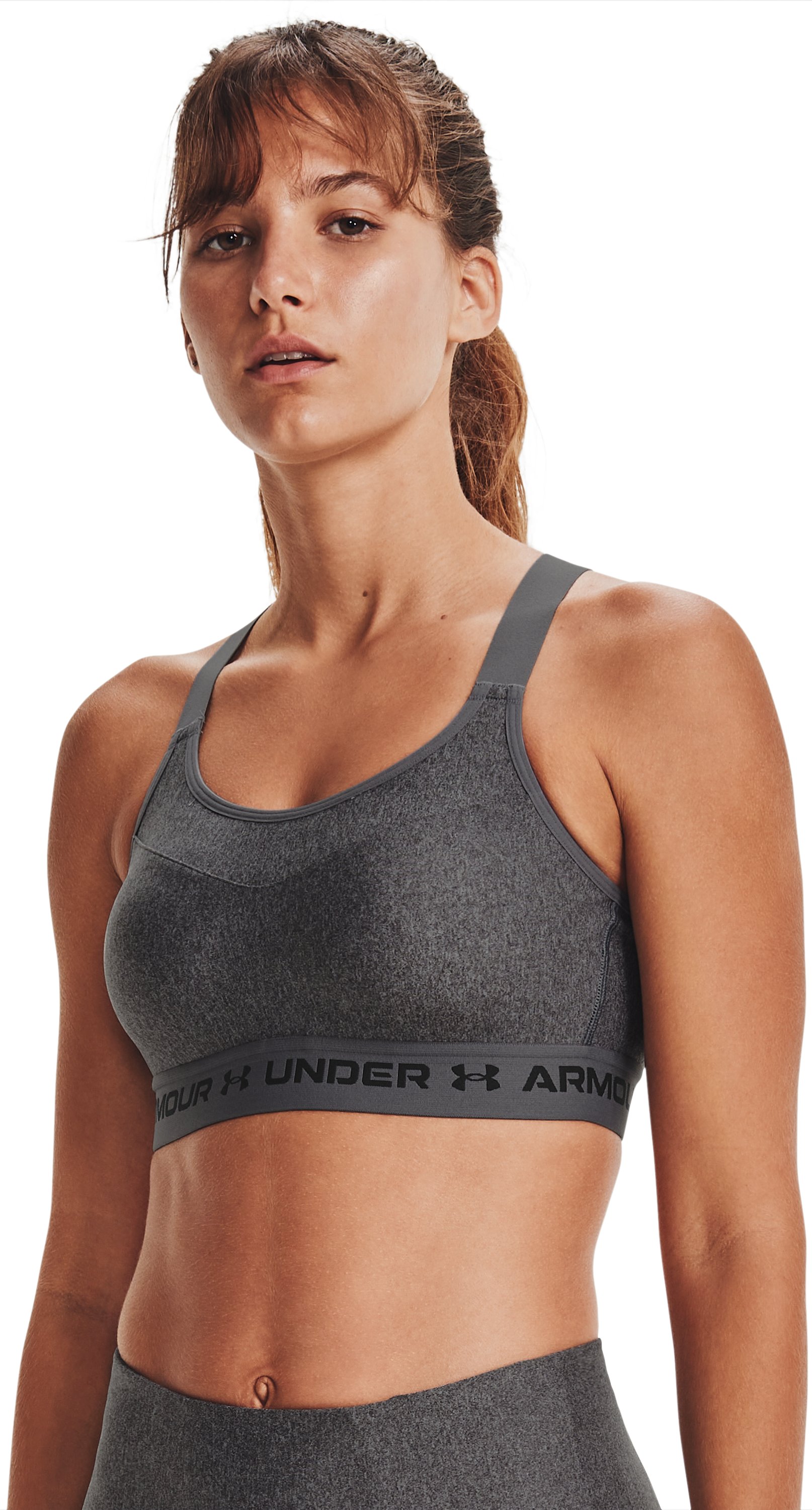 Armour High Crossback Heather Women's Sports Bra 3