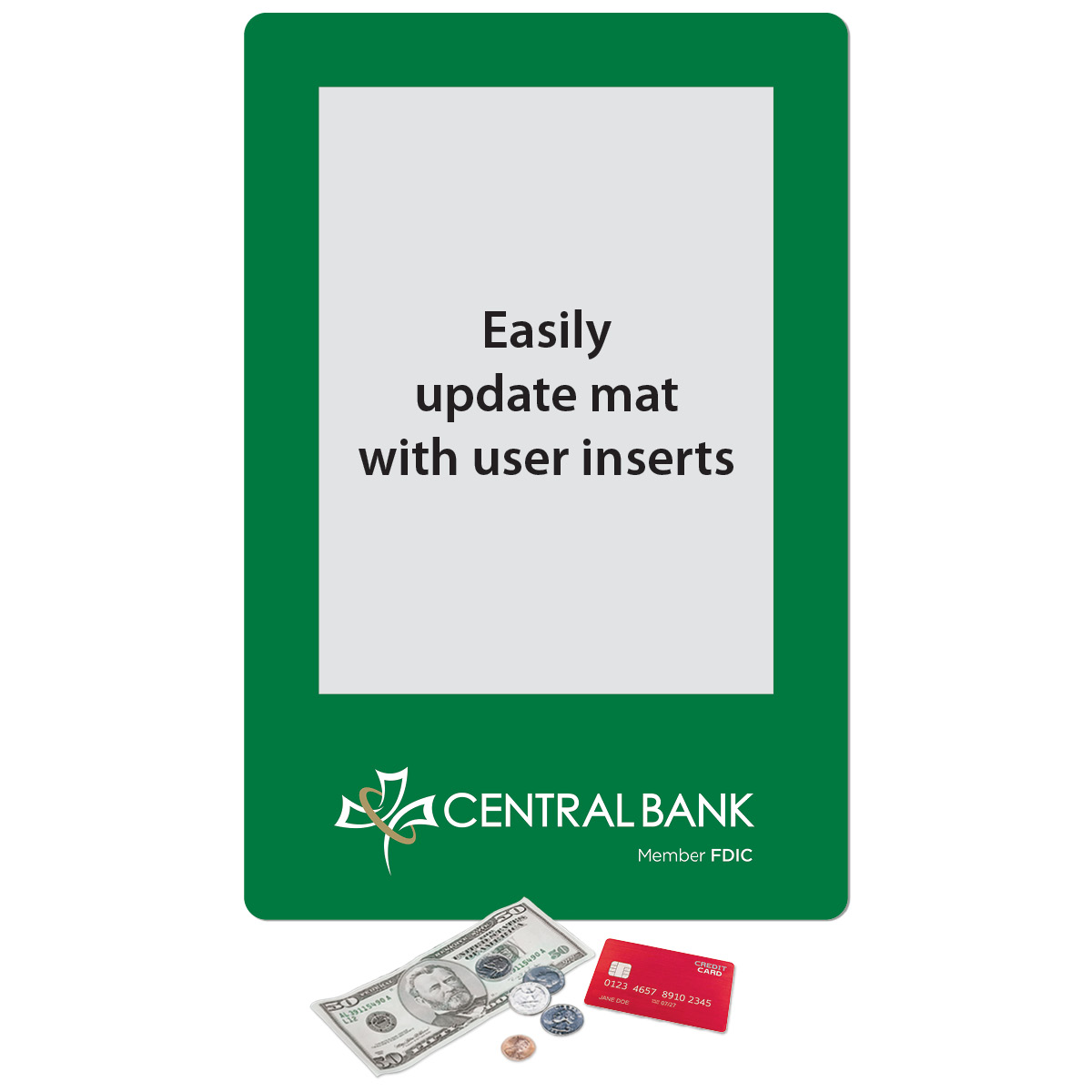 Frame-It Flex DuraTec Window Counter Mat-10"x15"x1/8"