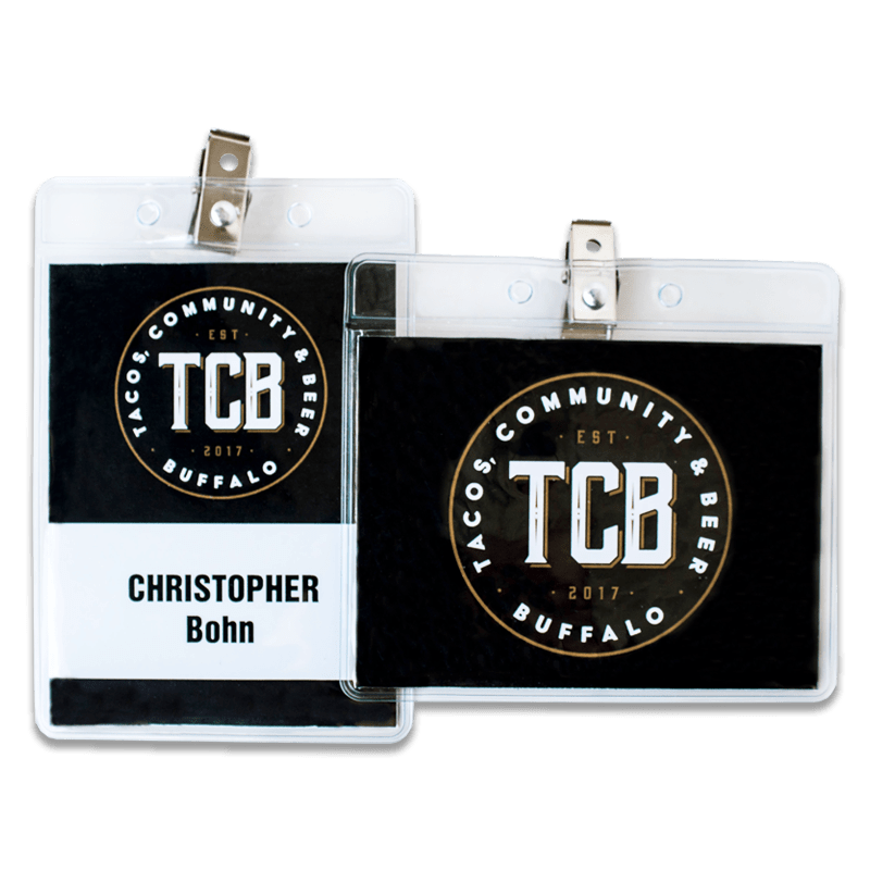 Badge Holder With Bulldog Clip 1