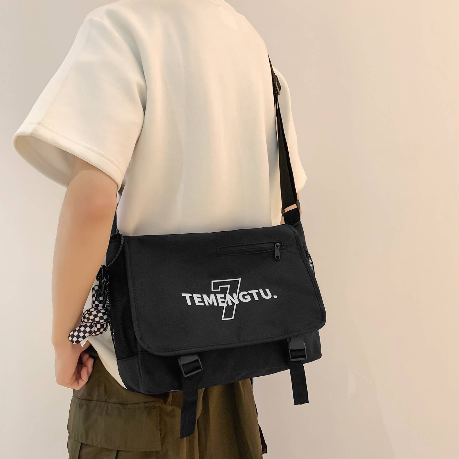 Nylon casual shoulder crossbody bag 3