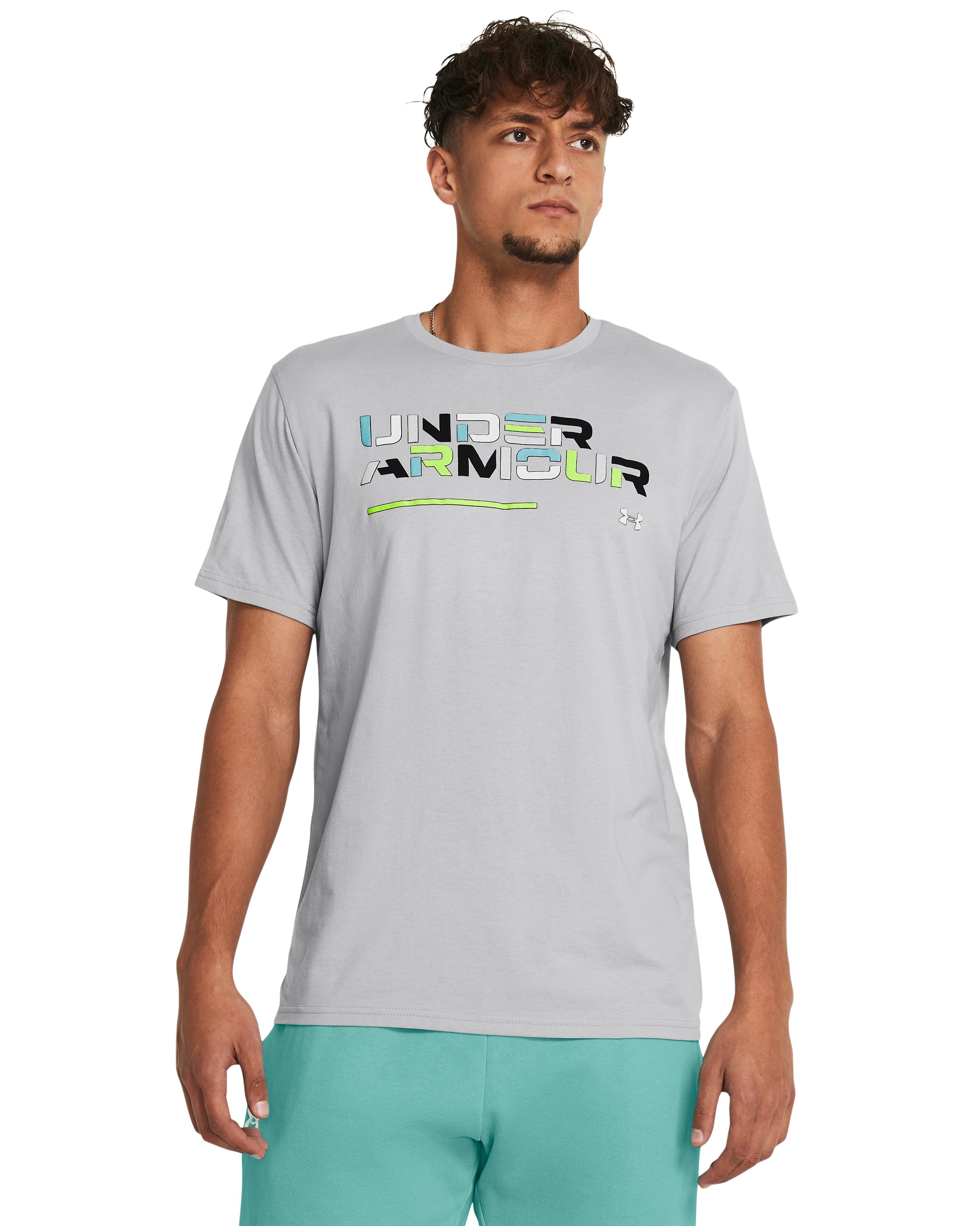 UA Colorblock Wordmark Men's Short Sleeve 5