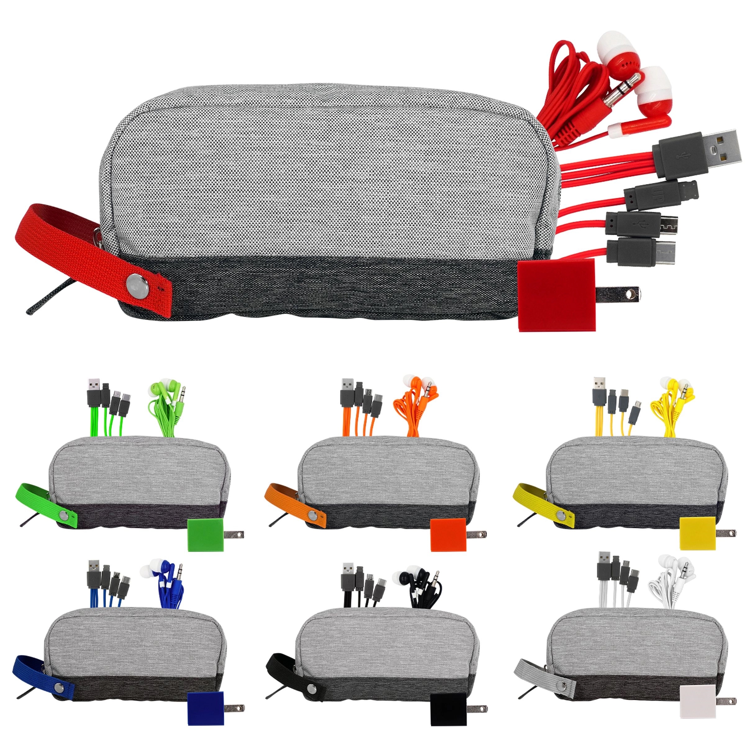 Bay Two Tone Wall Charging Travel Set 3