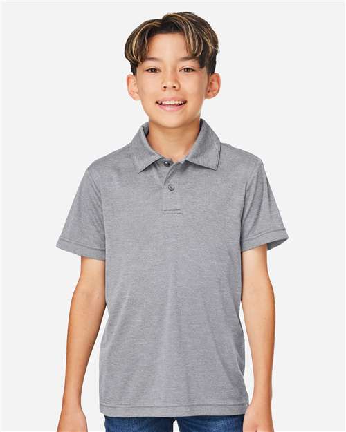 Youth Zone Sonic Heather Performance Polo - TT51HY 7