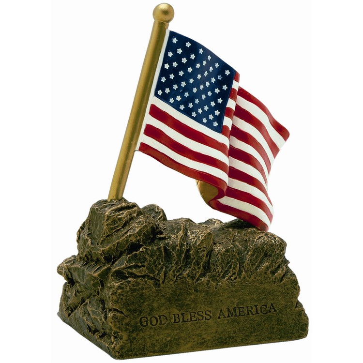 U.S. Flag Resin Sculpture 2