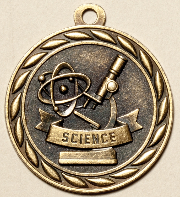 Science Medal, 2" 1