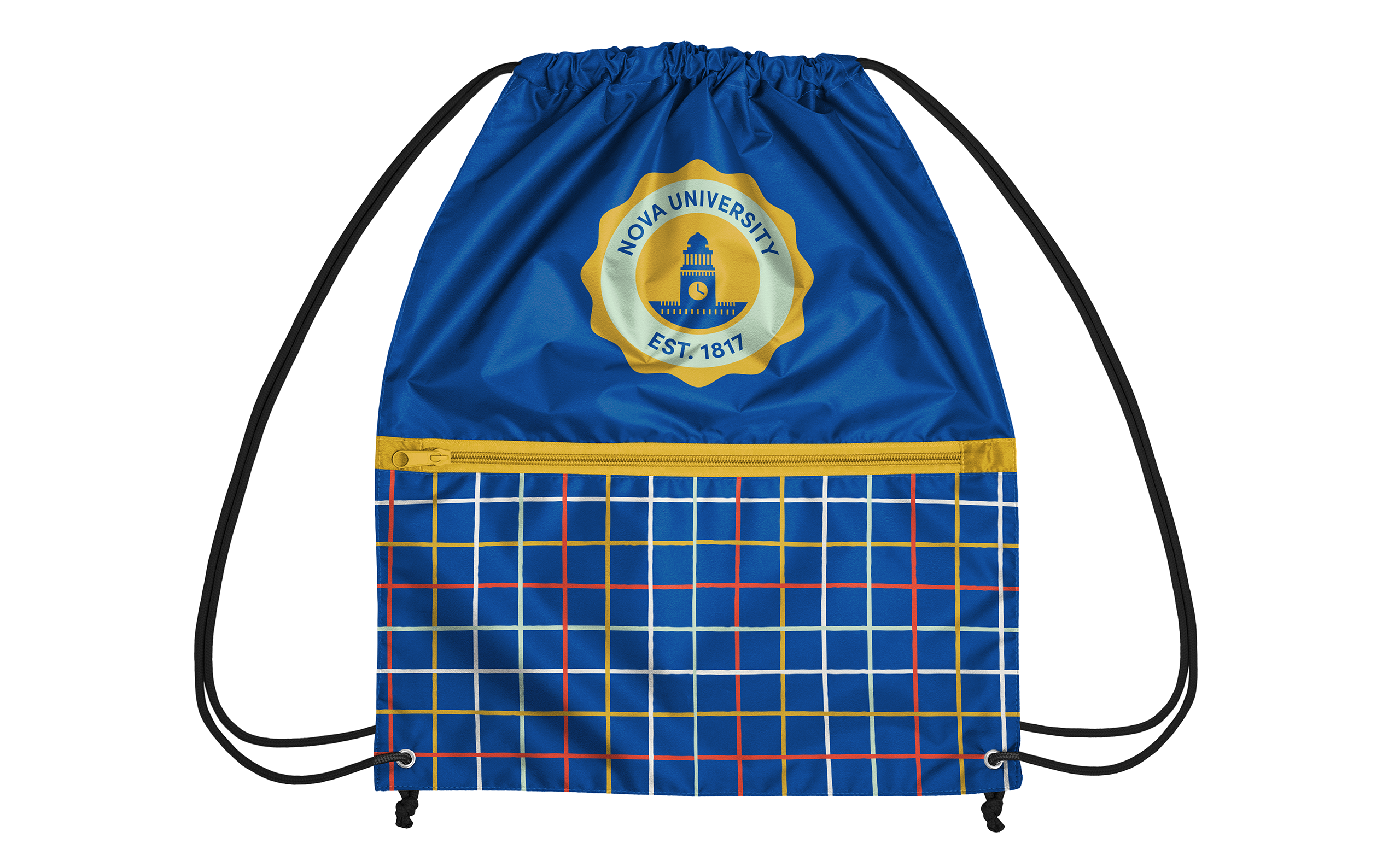 Recycled Zipper Drawstring Bag 7