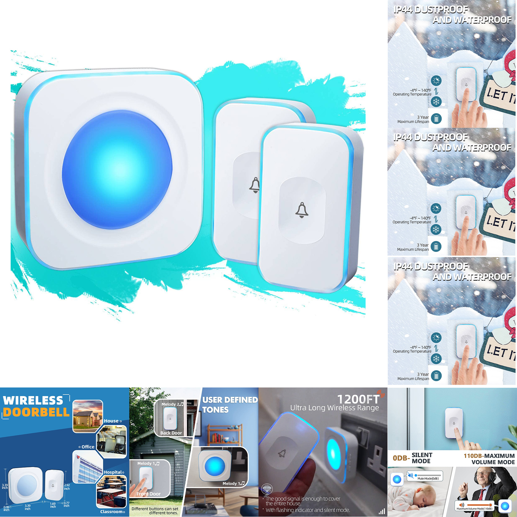 Door Bell with 2 Buttons 2